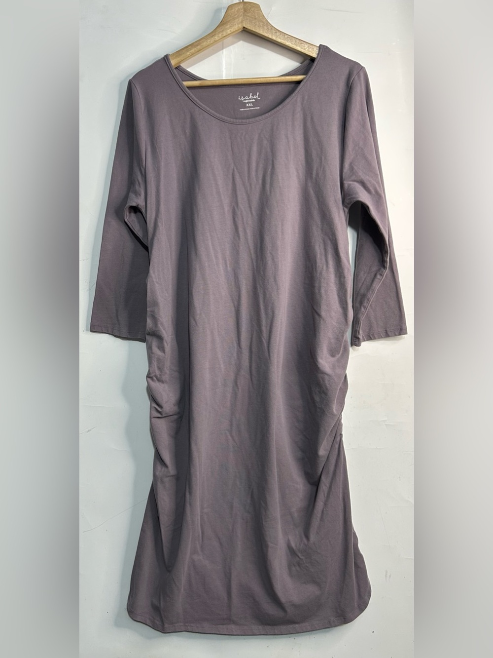 Isabel by Ingrid & Isabel Light Purple Quarter Sleeve Shirt Dress XXL